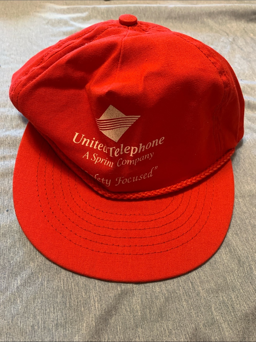 Red United Telephone Sprint Snapback